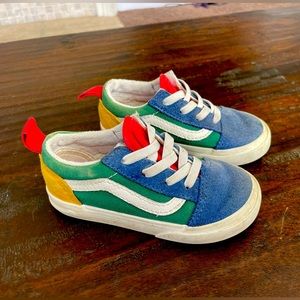 Toddler multicoloured vans